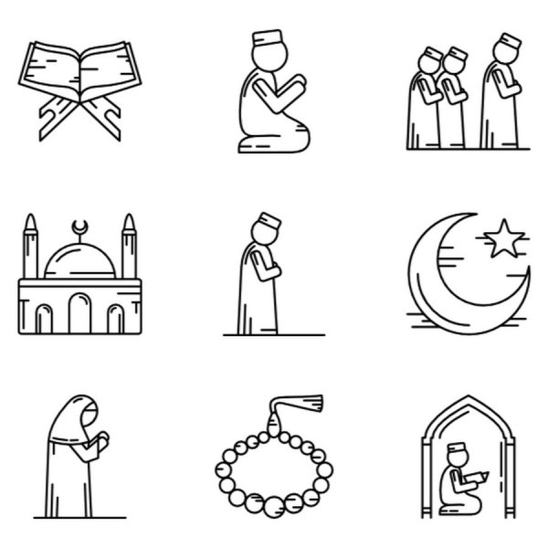 Мусульманские пиктограммы