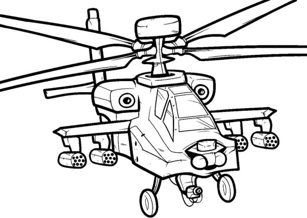 Картинки раскраски вертолетик (55 фото)