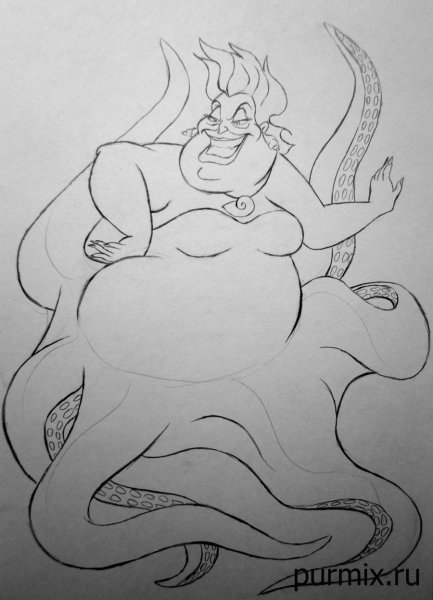 Урсула для срисовки