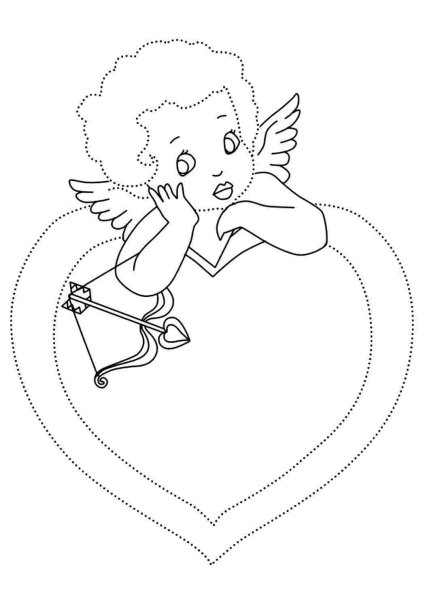 Валентинка рисунок