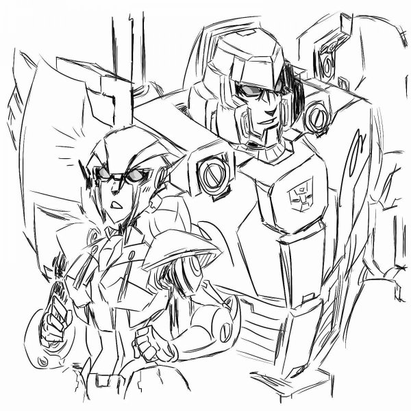 Мегатрон Прайм раскраска
