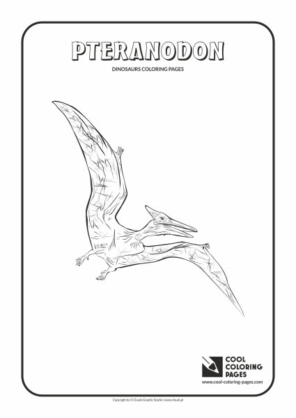 Диморфодон раскраска