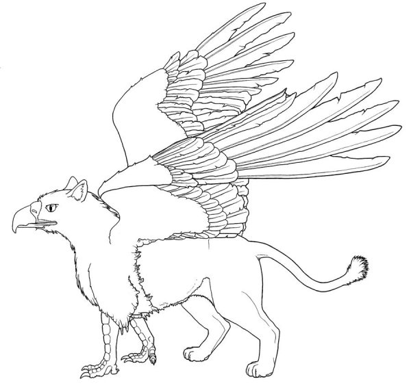Раскраски Мифические животные