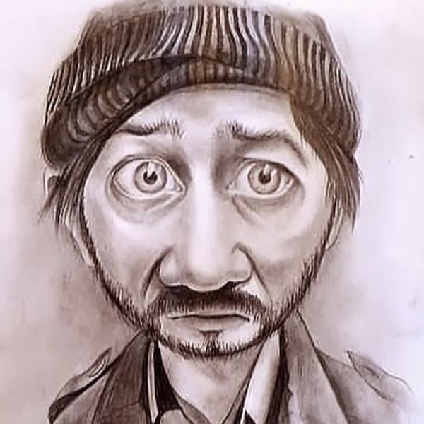 Нарисованный бомж