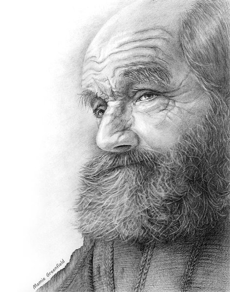 Раскраска бомж