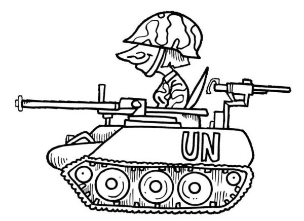 Раскраска танки т 80