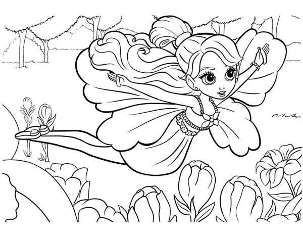 Раскраска для девочек