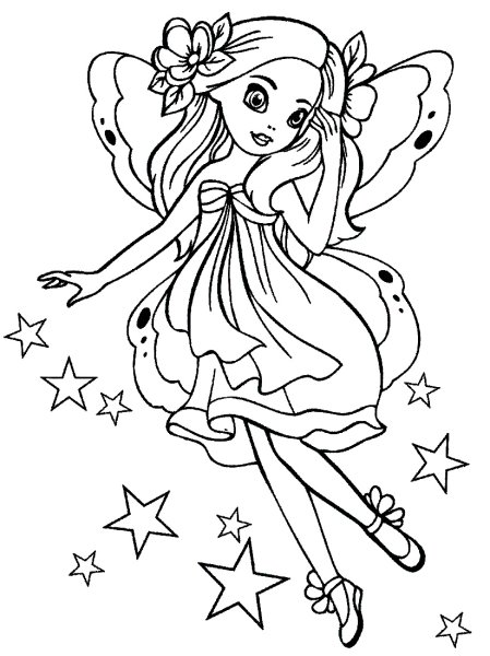 Раскраски феи Дисней