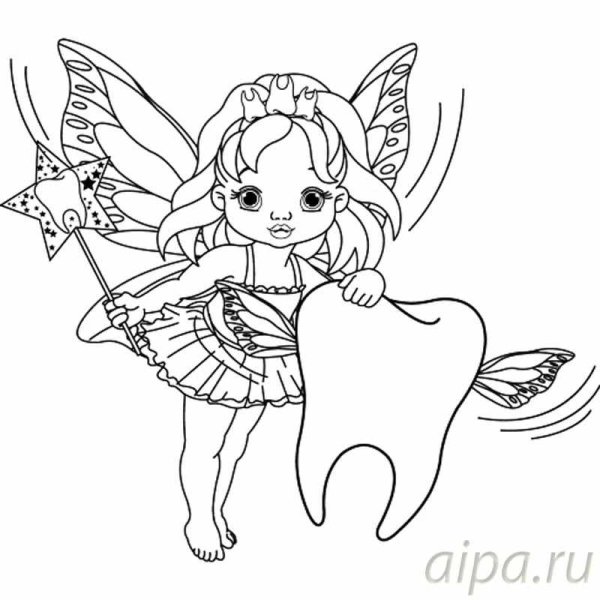 Раскраски для девочек феи