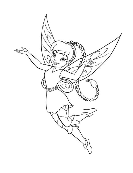 Раскраски феи Дисней Динь Динь