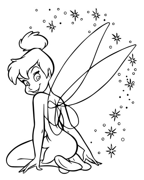 Фея Розетта раскраска