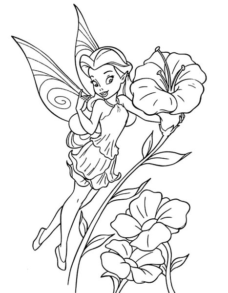 Раскраска. Феи