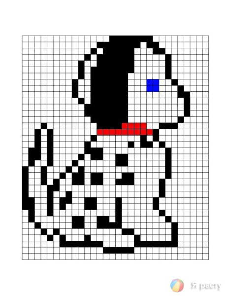 Раскрасить по клеточкам