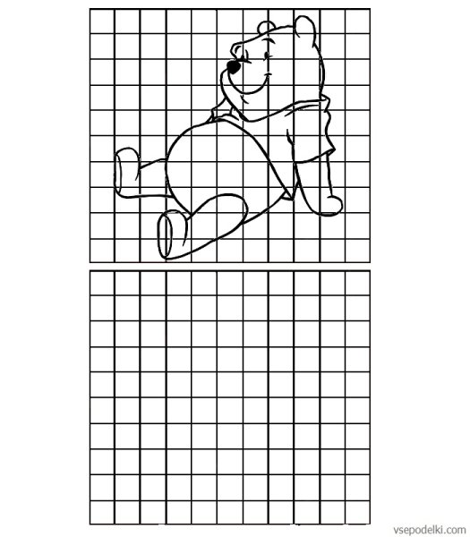 Перерисовать по клеточкам