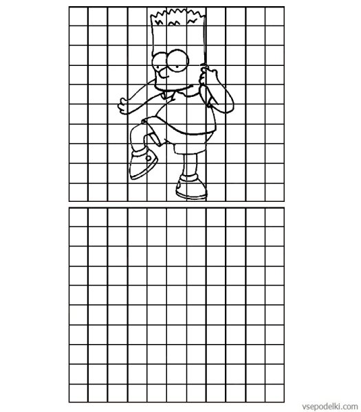 Раскраски в клеточку