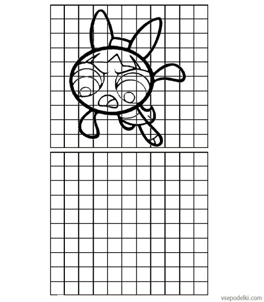 Рисунки по клеточкам раскраска