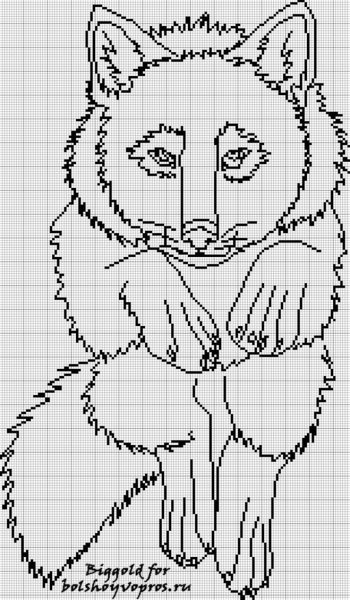 Рисунки по клеточкам сложные