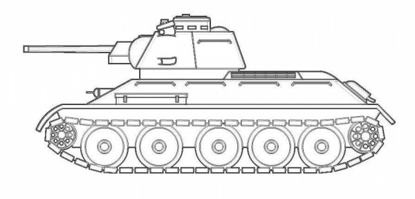 Раскраска танк кв 6
