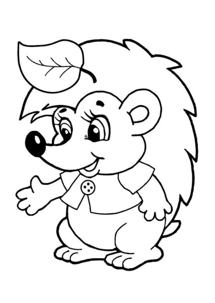 Раскраска. В детском саду