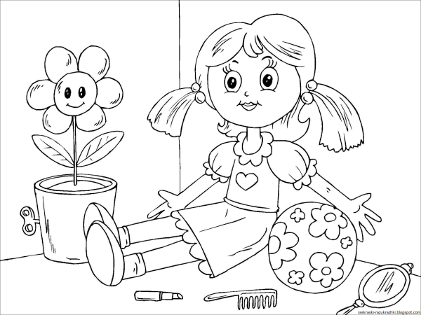 Раскраски для малышей