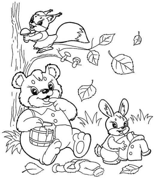 Раскраски для детей 4-5 лет