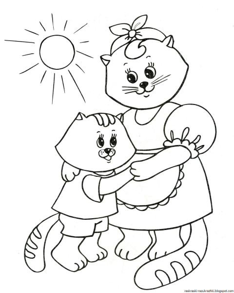 Раскраски для детей 5-6 лет