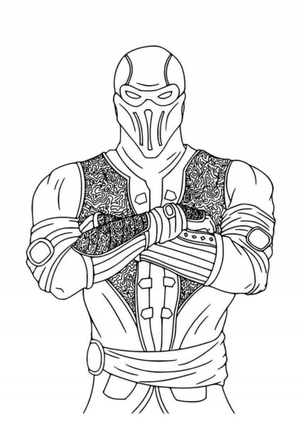 Саб Зиро раскраска