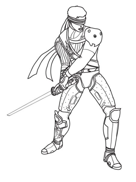 Раскраска мортал комбат