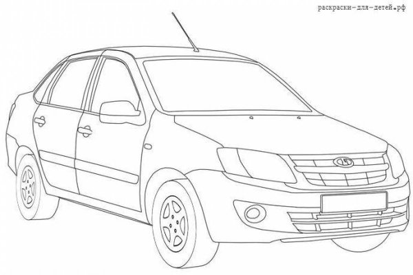 Раскраска машины Лада Гранта