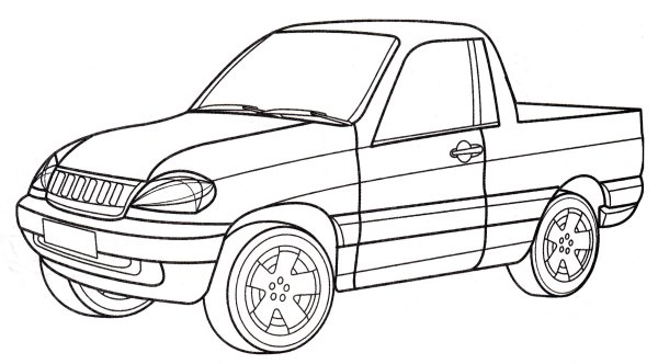 Лада 2114 раскраска спереди