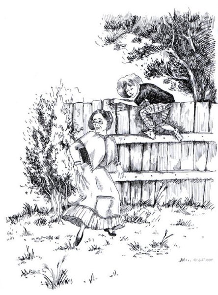 Приключения Тома Сойера раскраска