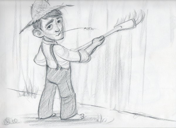 Рисунок Тома Сойера