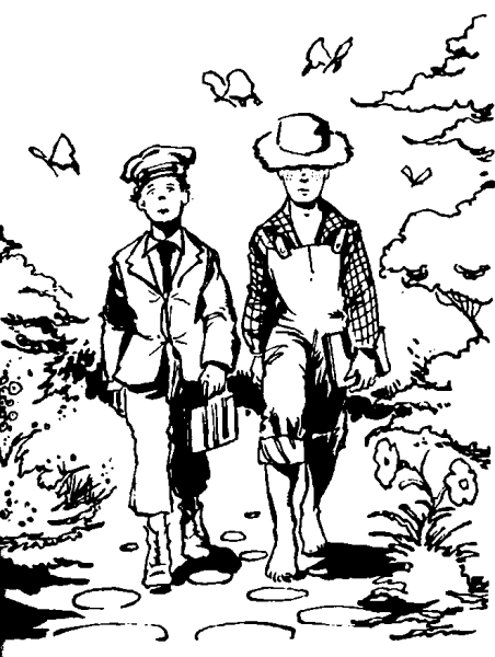 Приключения Тома Сойера раскраска