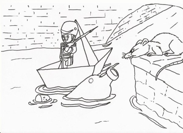 Раскраски к сказке стойкий оловянный солдатик Андерсен