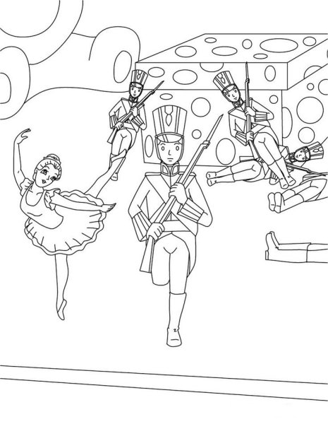 Раскраска по сказке стойкий оловянный солдатик