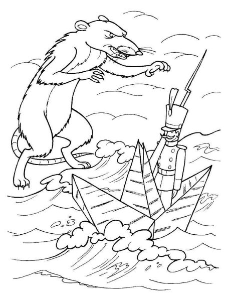 Стойкий оловянный солдатик раскраска