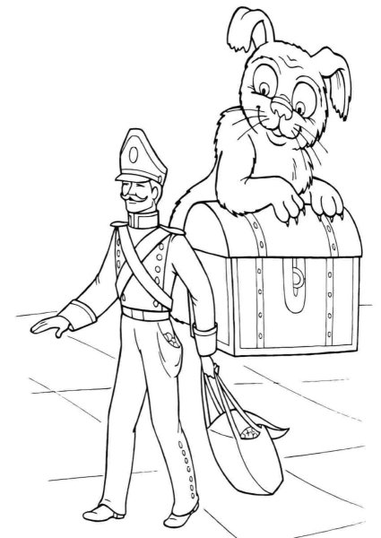 Раскраски по сказке огниво Андерсена