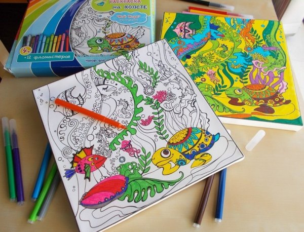 Детская книжка раскраска