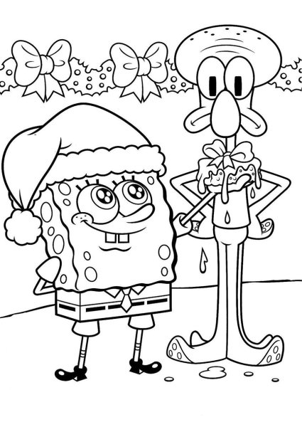 Сквидвард карандашом