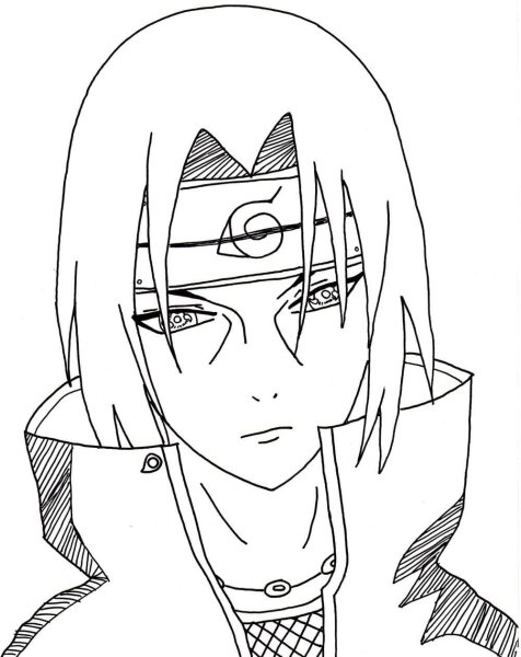 Итачи Lineart
