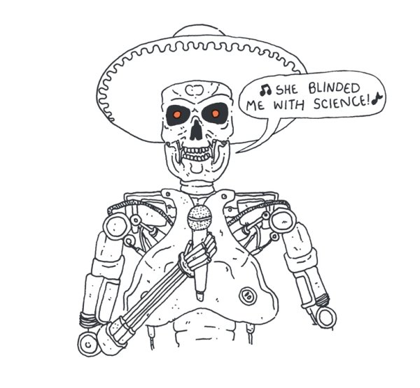 Терминатор рисунок мультяшный