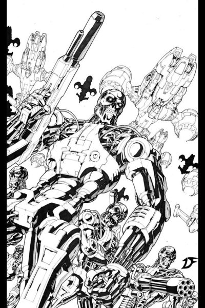 Раскраска Terminator