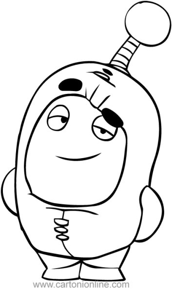 Oddbods раскраска
