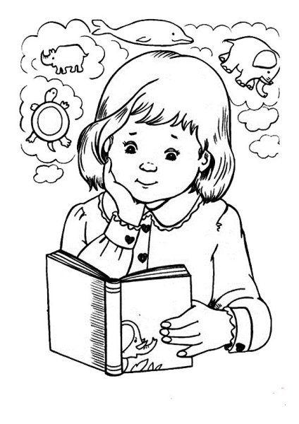 Книга для девочек. Раскраски