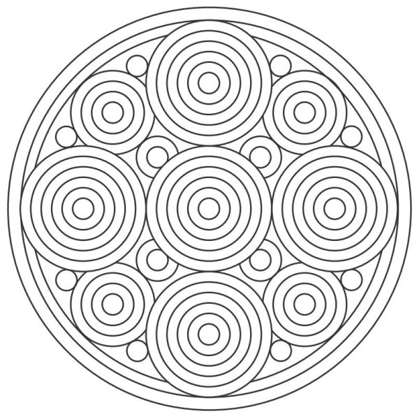 Круги для рисования мандал