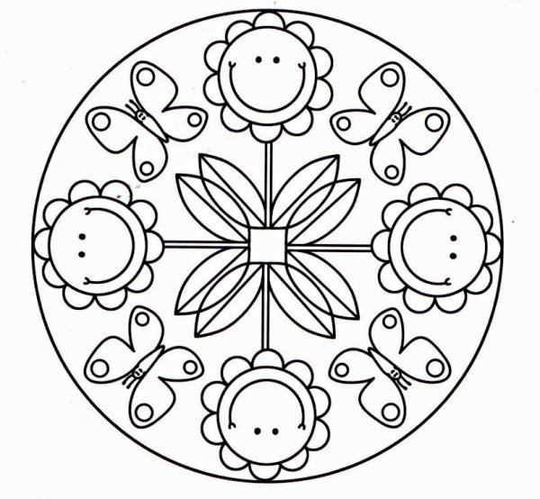 Мандала для дошкольников