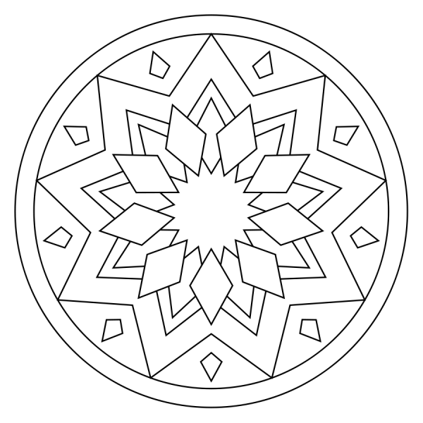 Мандала простая