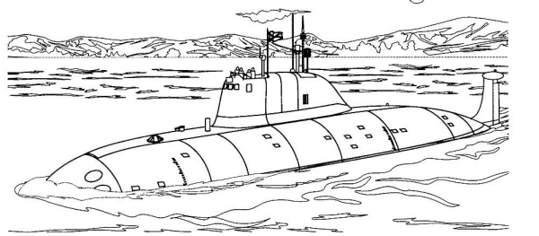 Раскраски для мальчиков подводные лодки