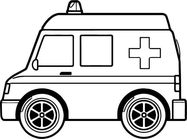 Раскраска скорая