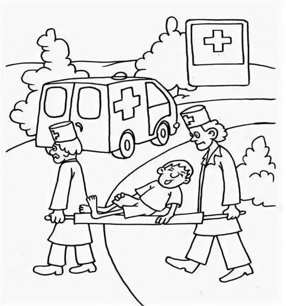 Рисунок скорой помощи